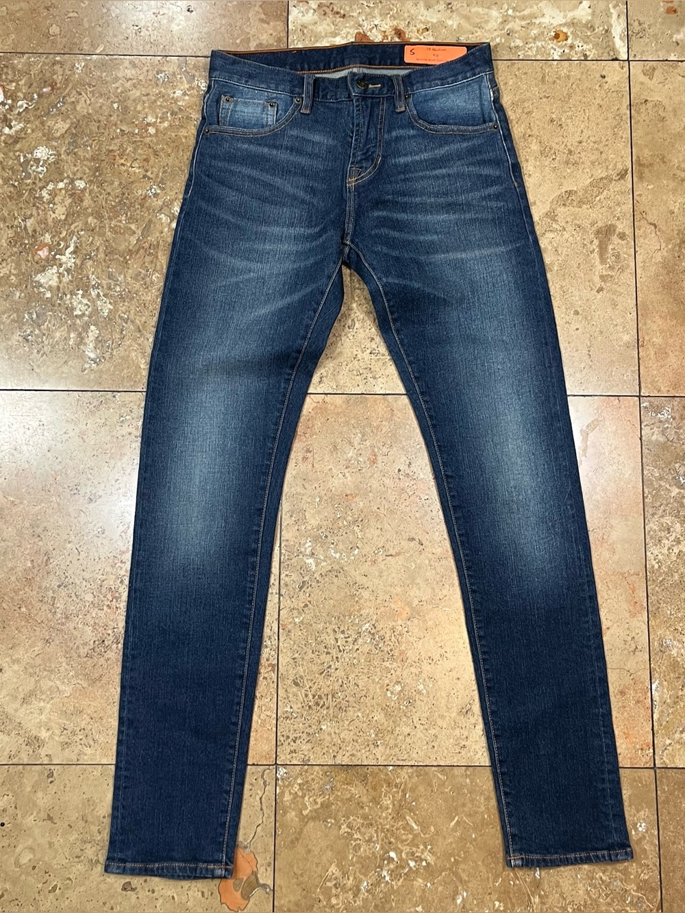 Jean Shop Kip Raw Selvedge Denim Dark Wash Indigo Jeans 30X32 EUC